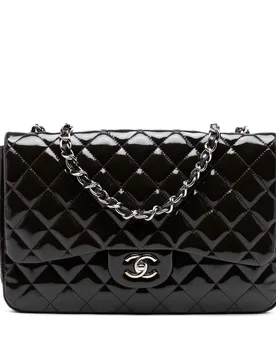 Jumbo Classic Patent Single Flap - Chanel - FashionsVida