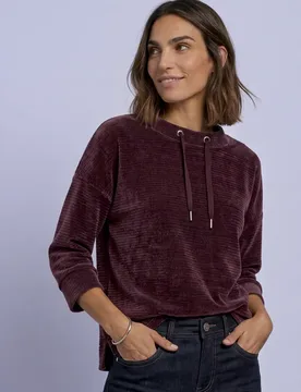 Arm Shirt mit U-Boot-Ausschnitt female Rot - Street One - FashionsVida