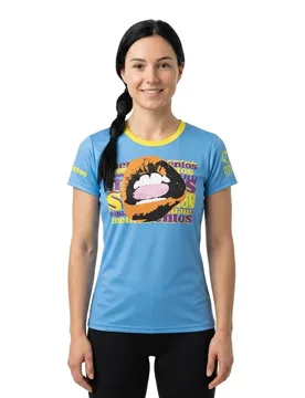 Maglietta A Maniche Corte Mentos Mouth Light Blue M - OTSO - FashionsVida