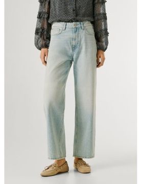 Para mujer. PL20473182V1 Jeans Straight Lexa (25/28), Casual, Algodón, Denim