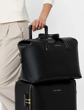 Faux Leather Top Handle Weekend Bag Black female - Katie Loxton - FashionsVida