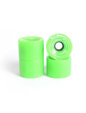 Roues De Skateboard Long Neon Green 70 x 52 mm unisex