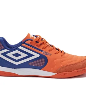 Chaussures De Futsal Club 5 Bump Vermillion Orange / White / Deep Surf EU 39 Homme - Umbro - FashionsVida