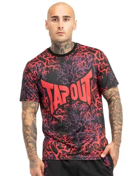 T-shirt à Manches Courtes Rootstock Black / Red / Aubergine L