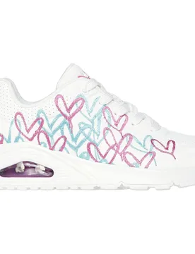 Uno - Golden Heart Damen Freizeitschuhe, weiß, Größe 37 37 - Skechers - FashionsVida