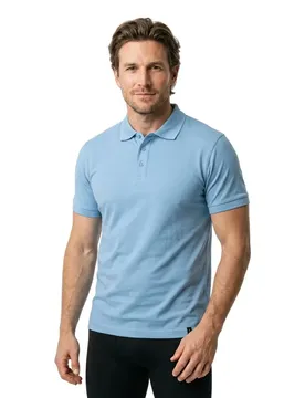 Polo à Manches Courtes Crossover 50181 Light Blue 2XL