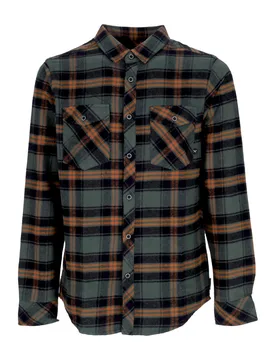 Camicia Manica Lunga Uomo Rosomako 2.0 L/s Shirt Olive - Iriedaily - FashionsVida