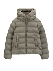 Doudoune matelassée gris S