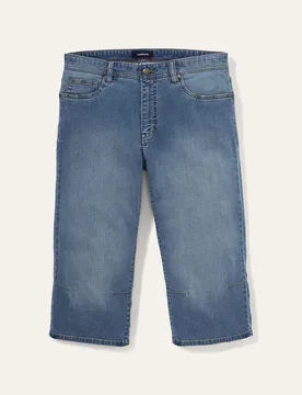 Ultralight 7/8 Jeans 2.0, Regular Fit#normale Größen#untersetzte Größen, Farbe Blau, 58, knitterarm & pflegeleicht sommerlich leicht Herren - Walbusch - FashionsVida