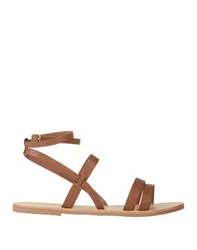 Sandalias Mujer Cuero 36 Mujer