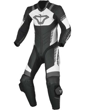 Tuta Moto 1pz Varshall junior Nero Bianco taglia 134