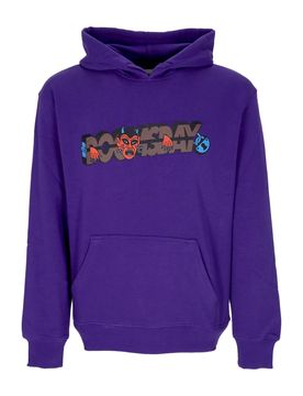 Felpa Leggera Cappuccio Uomo Torture Hoodie Purple
