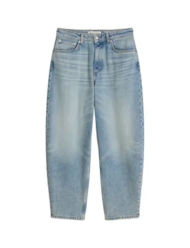 Jeans Model Lara barrel cropped female - 30 / /32 - FashionsVida