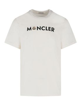 Moncler T-shirt in cotone bianco