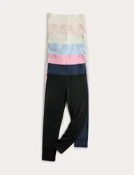 Pack Cotton Rich Leggings (2-8 Yrs) Multi female