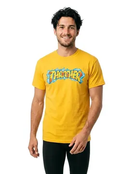 T-shirt à Manches Courtes Graff Gold S ,Femme
