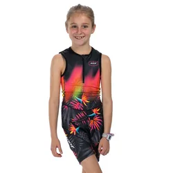 Triathlon Senza Maniche Ltd Tri Protege Tropical Magic Pink M