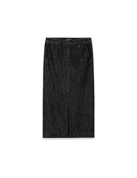 Falda vaquera negro 36