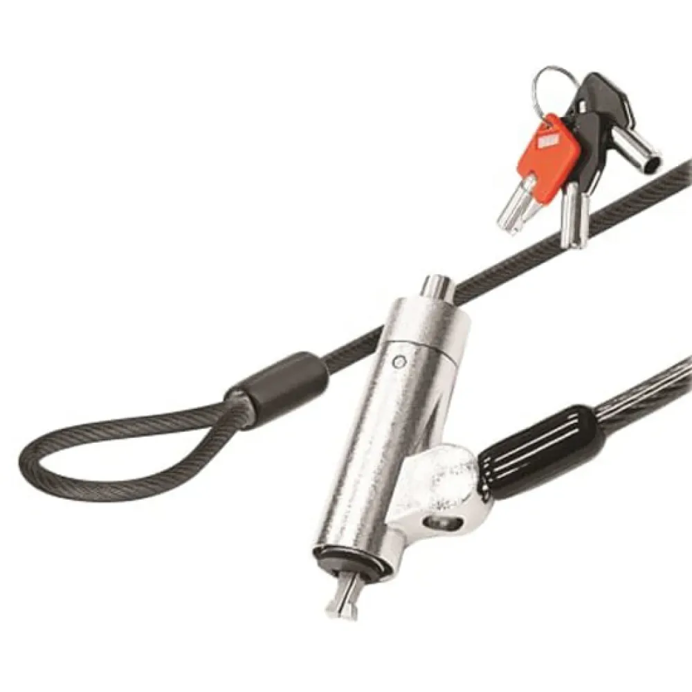 Tnb Câble De Sécurité Pour Ordinateur Portable Key Nano & Wedge Silver / Black One Size unisex - 'T''nB' - FashionsVida
