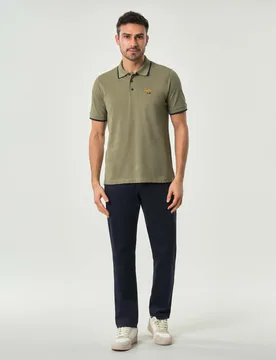 Pantaloni chino Gray Jacob Cohen slim-fit blu in tricottina di cotone stretch - Jacob Cohën - FashionsVida