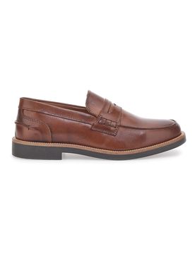 Mocassini Marroni In Vera Pelle da Uomo 8027 40