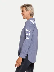 Bluse mit Streifen ZHWILLOW Blau S