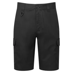 Mens Work Cargo Shorts (Black) - Size X-Small