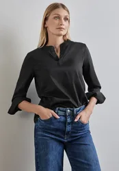 Business Bluse female Schwarz