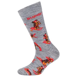 Calzini Dachshund 2 Paia Cashmere Grey Melange / Various EU 42-45