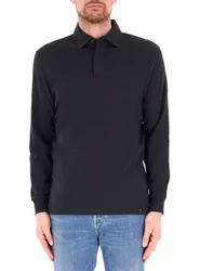 Polo maniche lunghe NERO XL