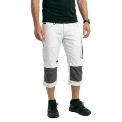 Pantalon 3/4 Unique 14149 Hanging Pockets White / Dark Anthracite 46