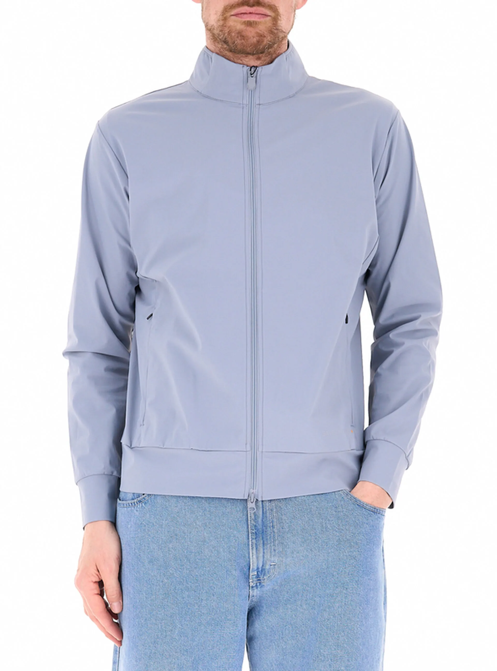 Bomber sfoderato stretch AZZURRO POLVERE XL - Save the Duck - FashionsVida