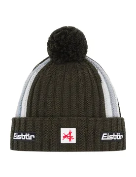 Eisbar LEIZEL OS POMPON SA Merino Wool Blend Beanie - - Size: ONESIZE - Eisbär - FashionsVida