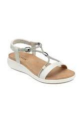 Women's 'Bruna' Slip-On Open-Toe Sandals in White Size: 8 - White - Size: 8
