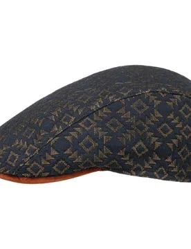 Hannover Flat Cap by Alfonso DEste - black - Size: M (56-57 cm) - Alfonso D´Este - FashionsVida
