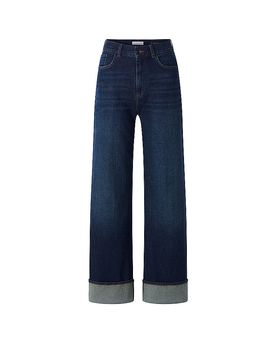 Jeans de pierna ancha azul oscuro 30/L32