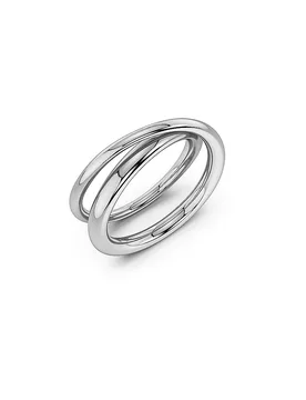 Anello NOUVEAU Small Silver argento L - Edblad - FashionsVida