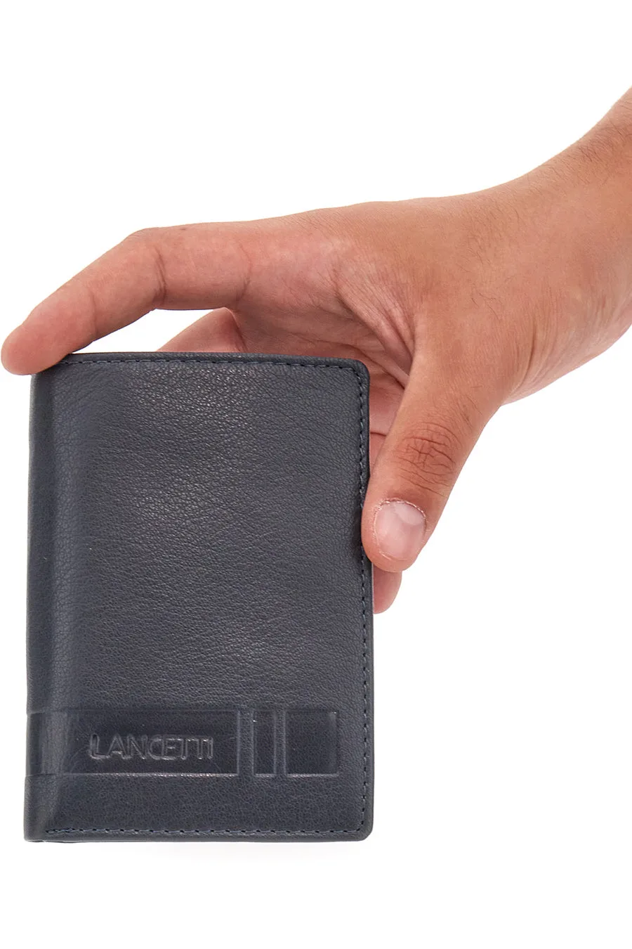 PORTAFOGLIO NAVY LANCETTI FRADES - Lancetti - FashionsVida