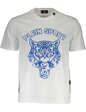 Herren KURZARM-T-SHIRT Weiß TIPS113_7E37A48_BIANCO01WH