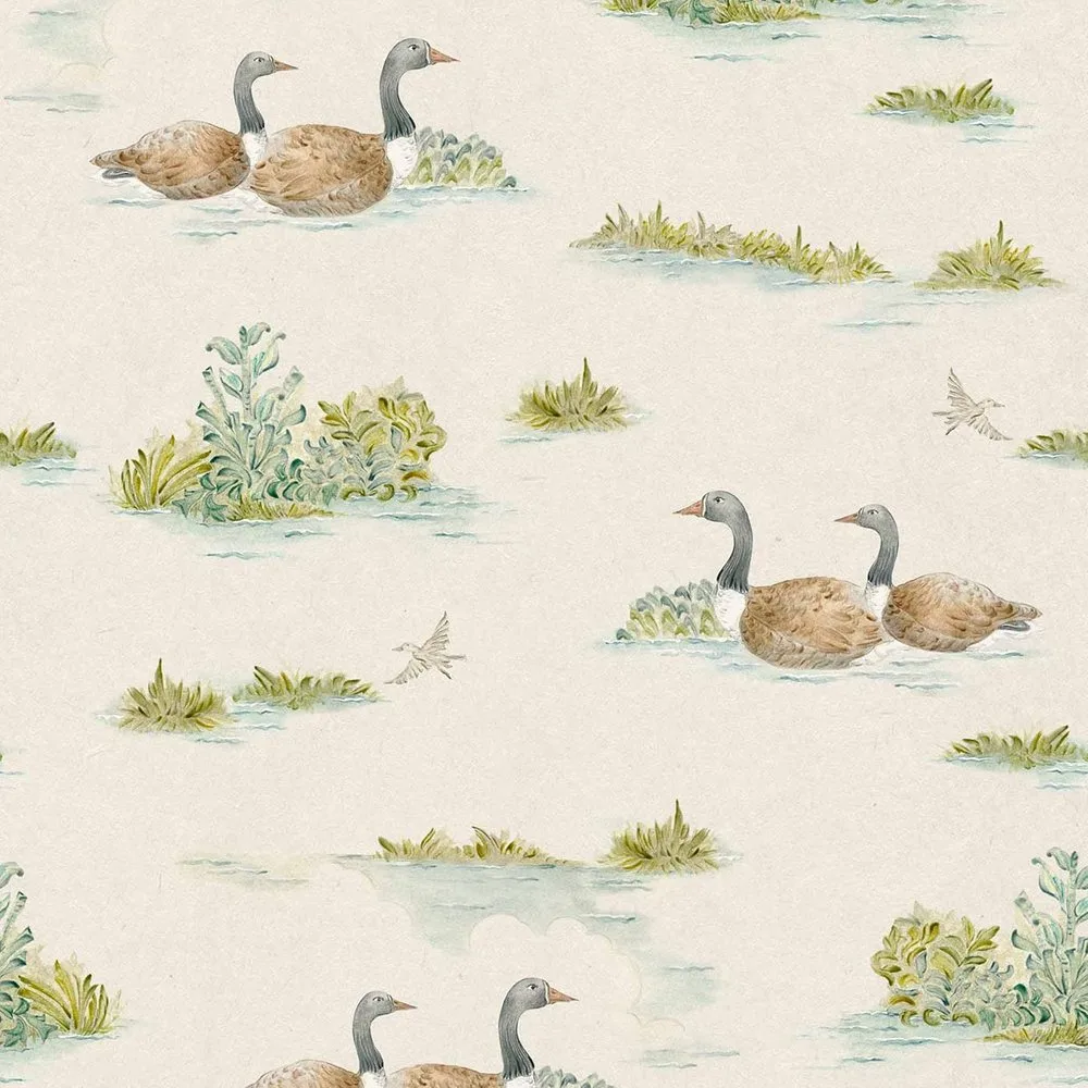 Papel pintado Mallard Duck de la colección Cotswolds & Serret - YBARRA - FashionsVida