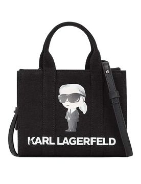 Borsa tote quadrata Ikon Karl