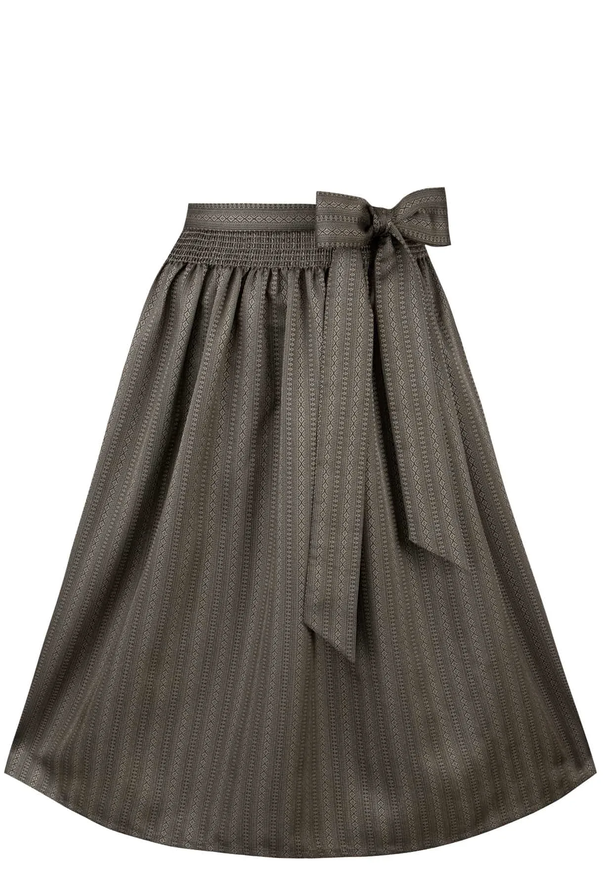 Dirndlschürze Annika (braun, Gr. 3 (46-50)) von für Damen, Dirndlschürzen, 75% Polyester, 25% Baumwolle - Stockerpoint - FashionsVida