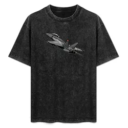 F/A-18 T-Shirt Trendy Casual Short Sleeve Shirt