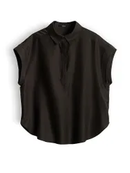 Blusa camisera ZAMIN marrón 42