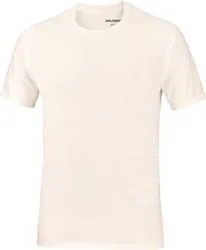 T-shirt ultraléger et thermorégulant - Sense Aero SS Tee GFX M Whisper White Rain Day Bright White - Taille S - Beige