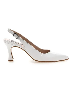 Décolleté bianche slingback Made in Italy Pittarello 4371 38 - PITTARELLO VERA - FashionsVida