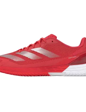 Defiant Speed 2 Hard Court Shoes Lucid Red / Zero Met / Purrub UK 11.5 - Adidas - FashionsVida