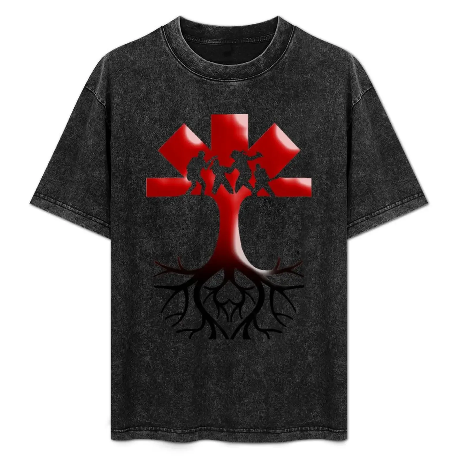 RHCP Tree Art Essential T-Shirt Basic Crew Neck Short Sleeve Top - Aliexpress - FashionsVida