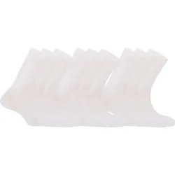 Punto - Pack de 9 pares de calcetines en algodón de hombre Basix cortos lisos en color