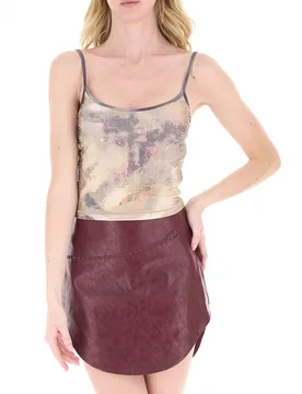 Top con applicazioni BEIGE S - Diesel - FashionsVida